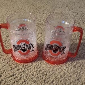 Ohio State Red Frosted Mugs Set